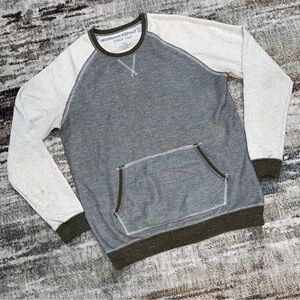 Two Tone Colorblock Crewneck Sweater SweatShirt